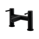 Kartell UK Nero Round Bath Filler Taps